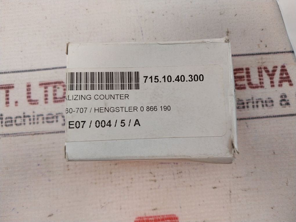 Hengstler 0 866 190 Totalizing Counter 6 Digit