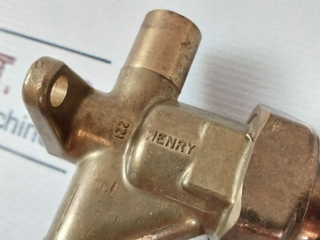 Henry 6265N Shut-off Valve Mil-v-20064