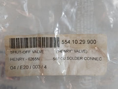 Henry 6265N Shut-off Valve Type Iii