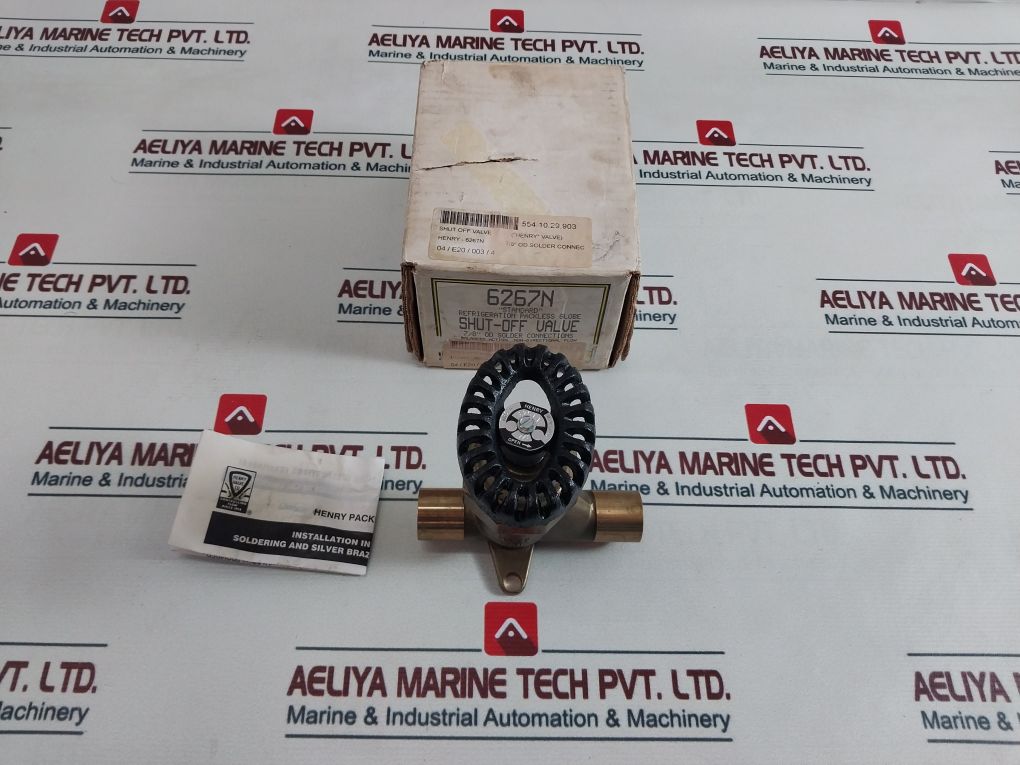 Henry 6267N Shut-off Valve 7/8” Od Solder Connections