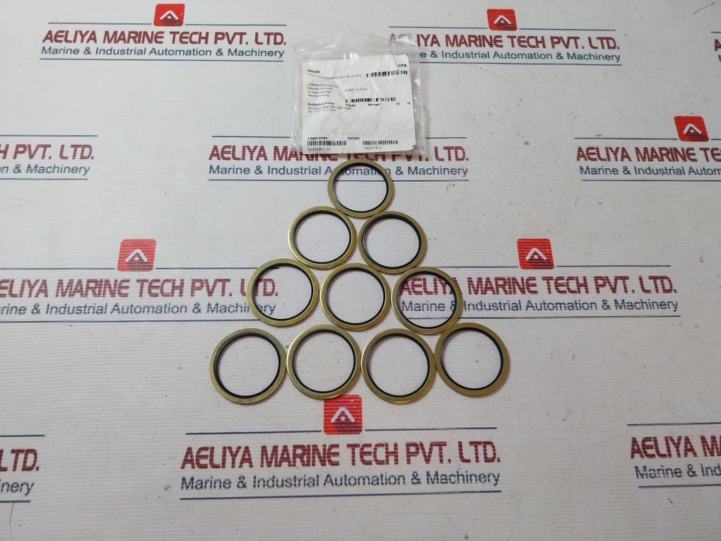 Lot Of 10X Hepa Walzlager 73962 Bonded-seal Bs-336 Nbr