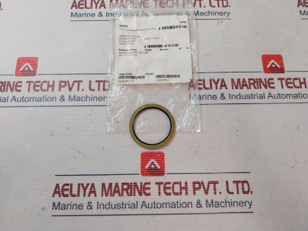 Lot Of 10X Hepa Walzlager 73962 Bonded-seal Bs-336 Nbr