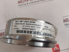 Herbe Dn80 Spring Loaded Wafer Style Check Valve
