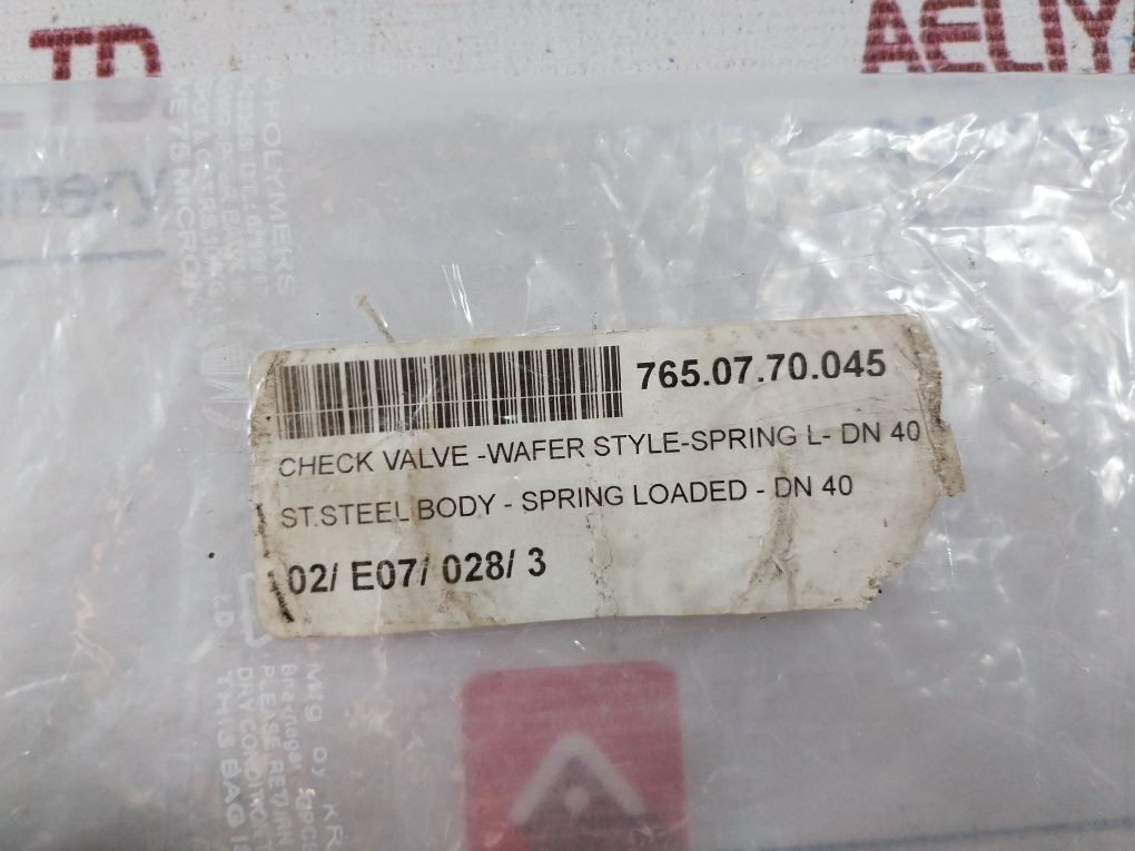 Herbe Dn 40 Wafer Style Check Valve