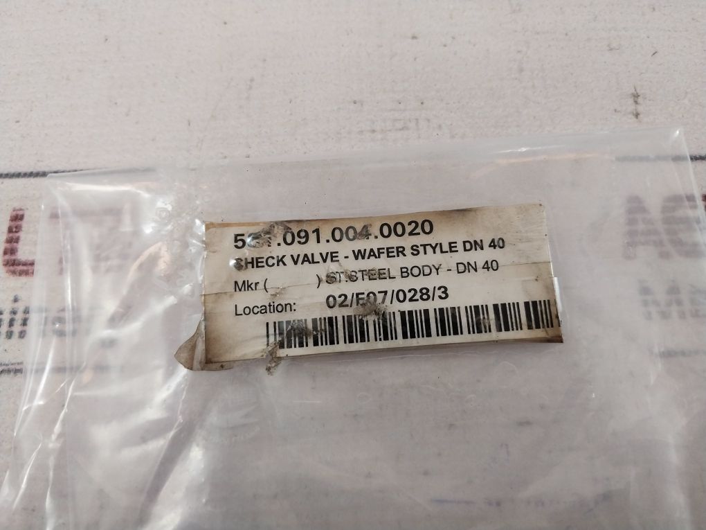 Herbe Dn 40 Wafer Style Steel Body Check Valve