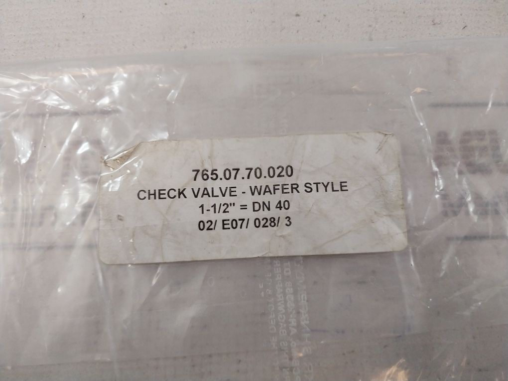 Herbe Dn 40 Wafer Style Steel Body Check Valve