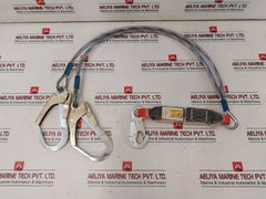 Hercules Nbr15837 Double Steel Cable Lanyard With Connectors