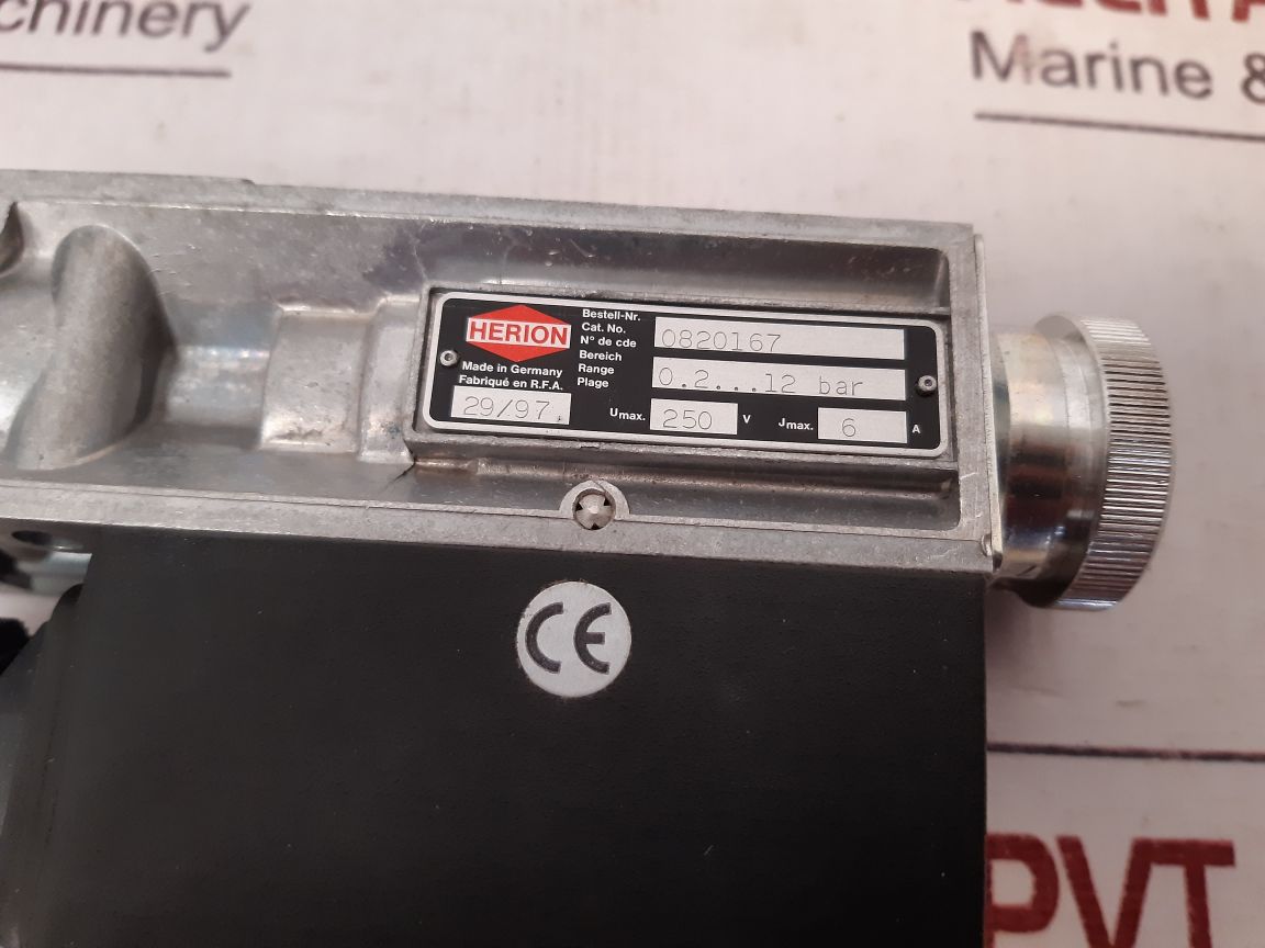 Herion 0820167 Pressure Switch