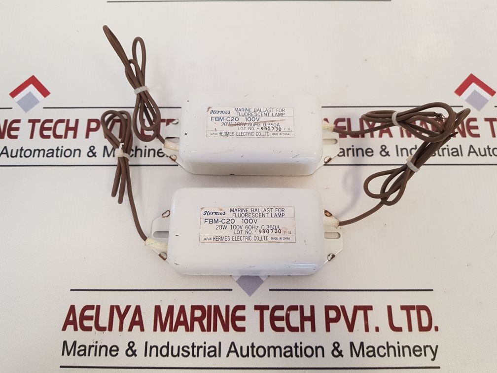 Hermes Electric Fbm-c20 Marine Ballast For Fluorescent Lamp