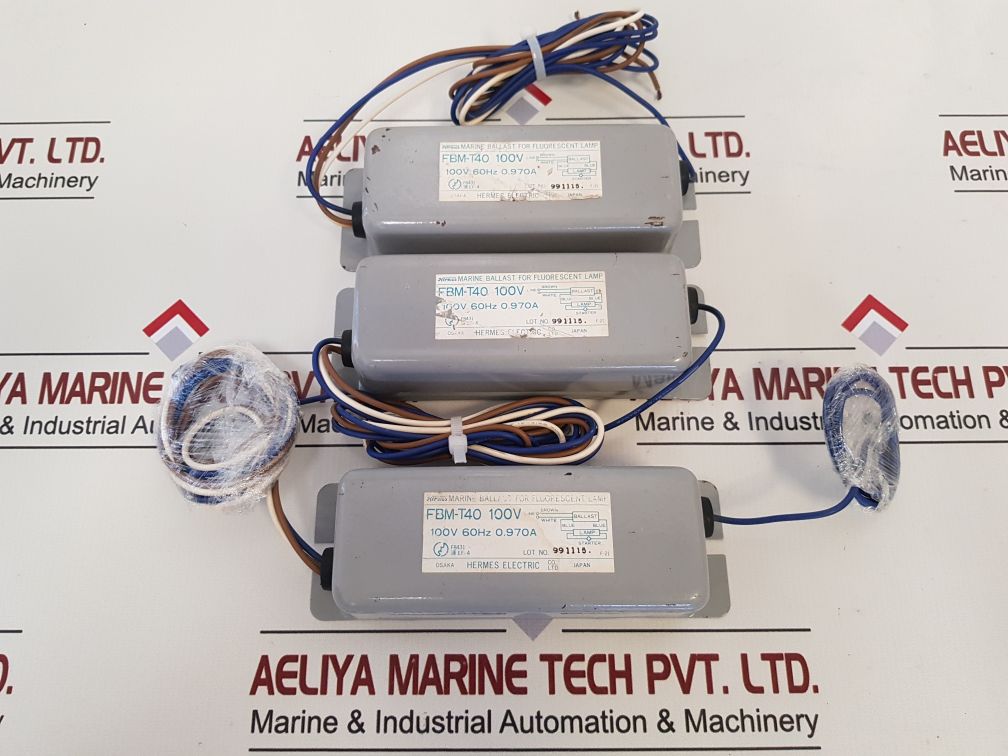 Hermes Electric Fbm-t40 Marine Ballast For Fluorescent Lamp