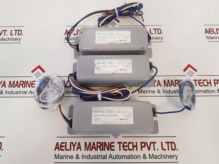 Hermes Electric Fbm-t40 Marine Ballast For Fluorescent Lamp