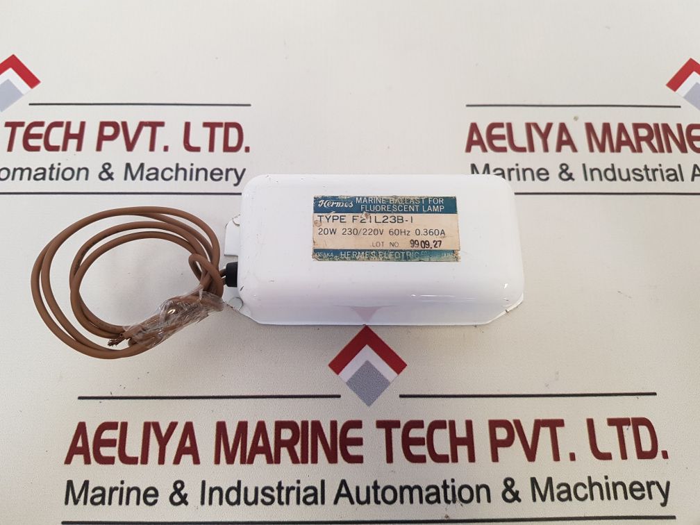 Hermes Electric F2Il23B-i Marine Ballast For Fluorescent Lamp