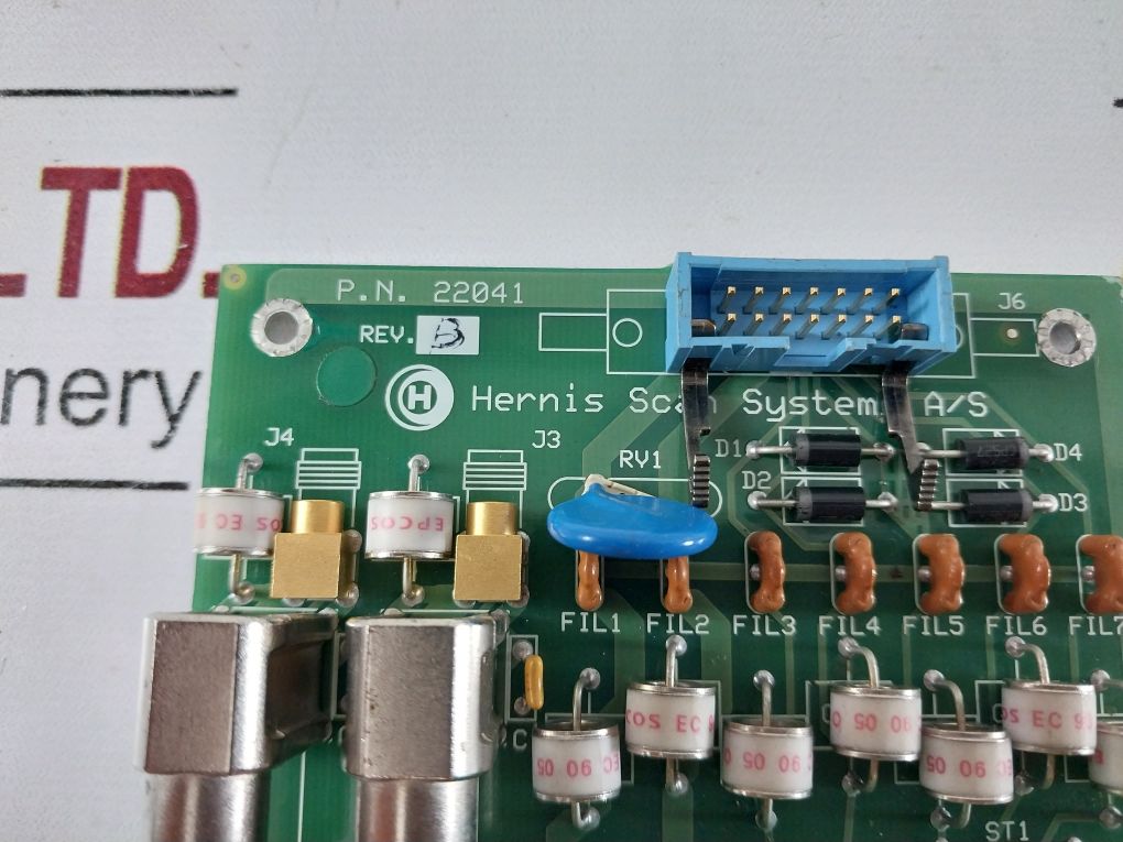 Hernis Scan System 22041 Rev. B Pcb Card Hs003X2