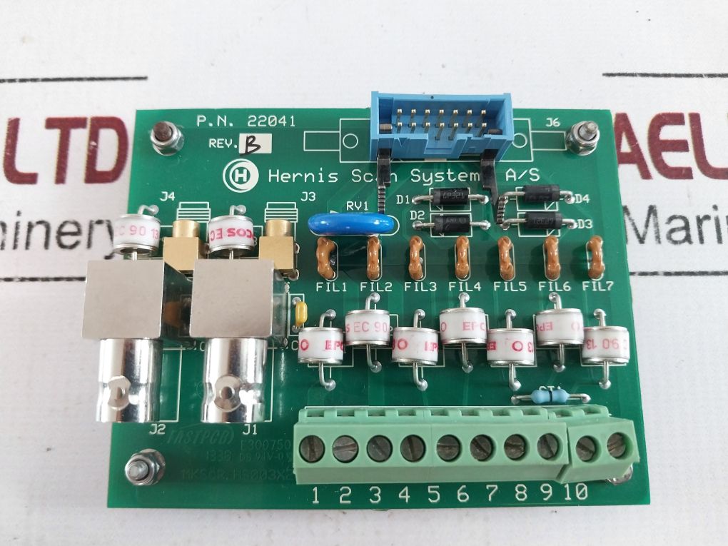 Hernis Scan Systems 22041 Rev.:B Pcb Card E300750
