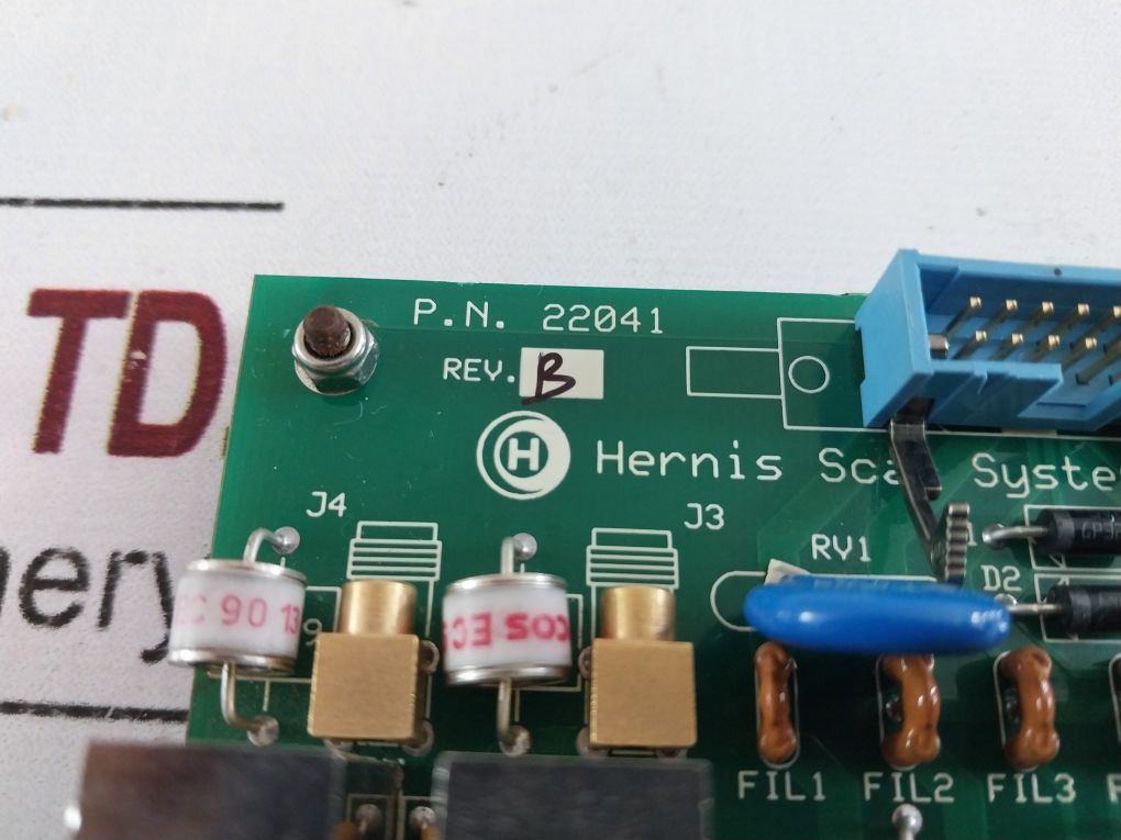Hernis Scan Systems 22041 Rev.:B Pcb Card E300750