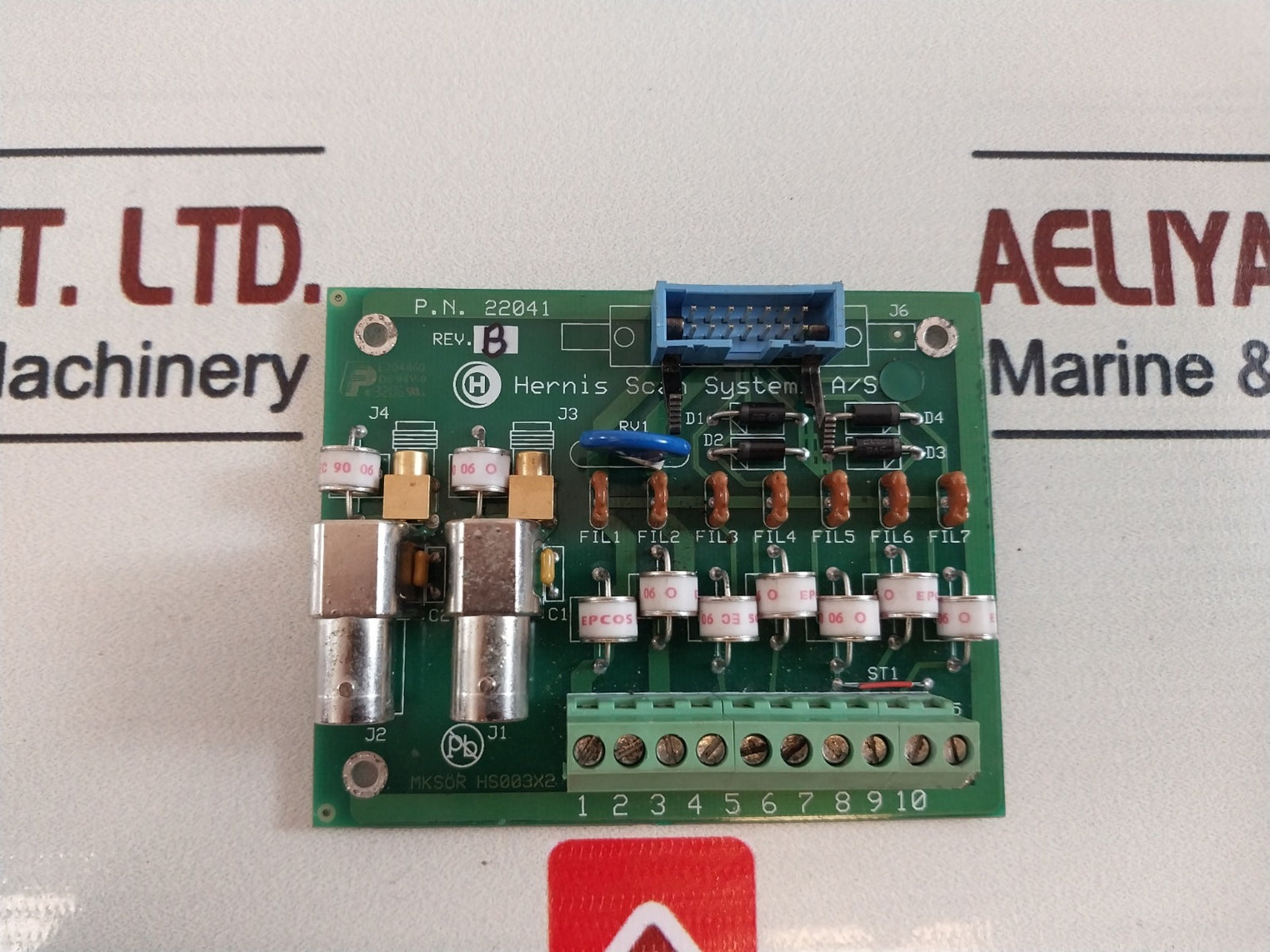 Hernis Scan Systems 22041 Printed Circuit Board Rev. B