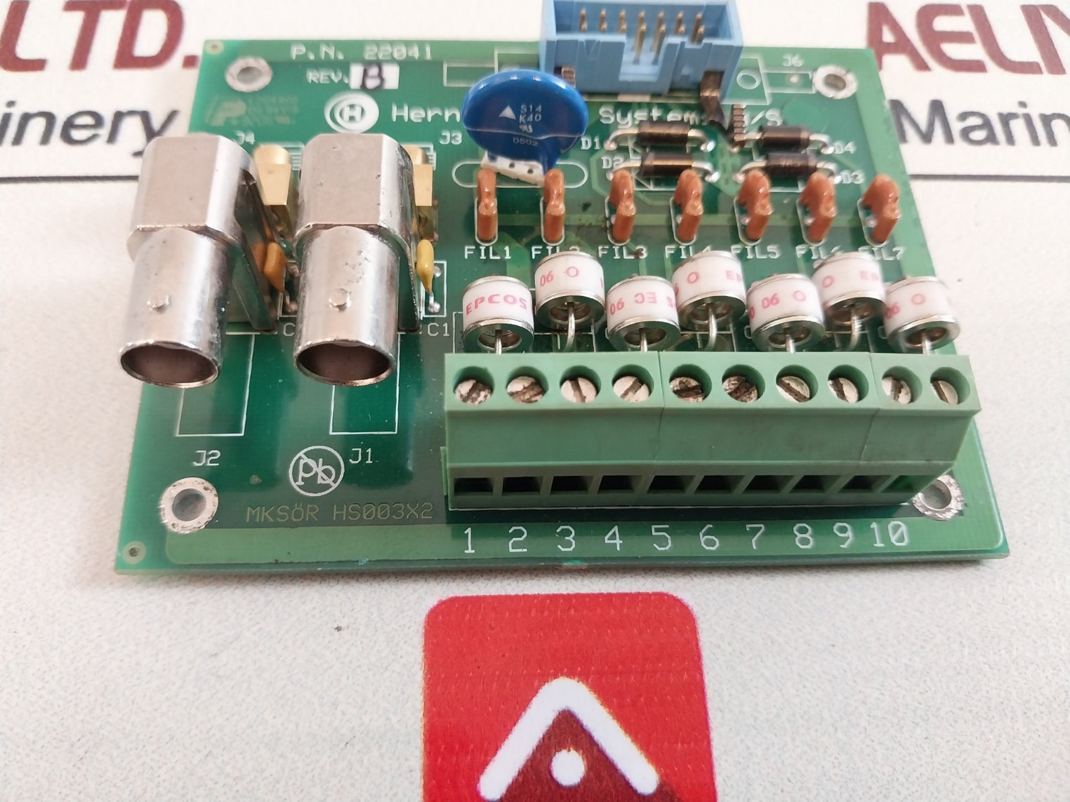 Hernis Scan Systems 22041 Printed Circuit Board Rev. B