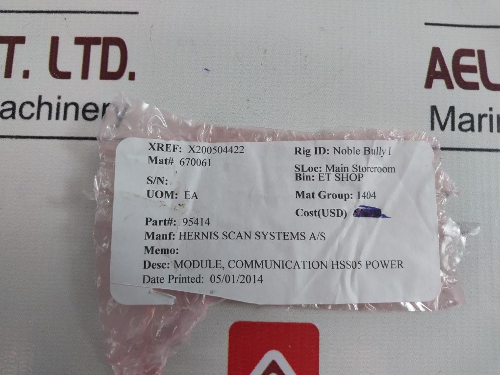 Hernis Scan Systems Hss05 Power Pcb Card Rev. K