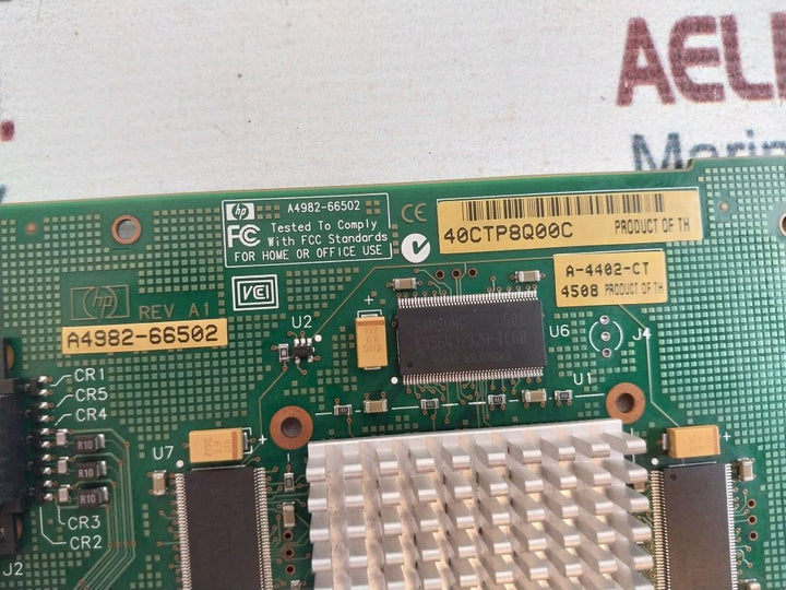 Hewlett Packard A4982-66502 Graphic Card