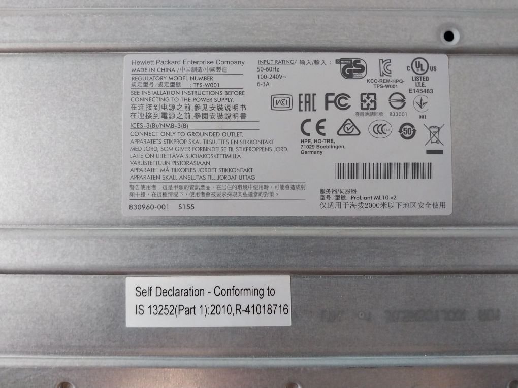 Hewlett Packard Tps-w001