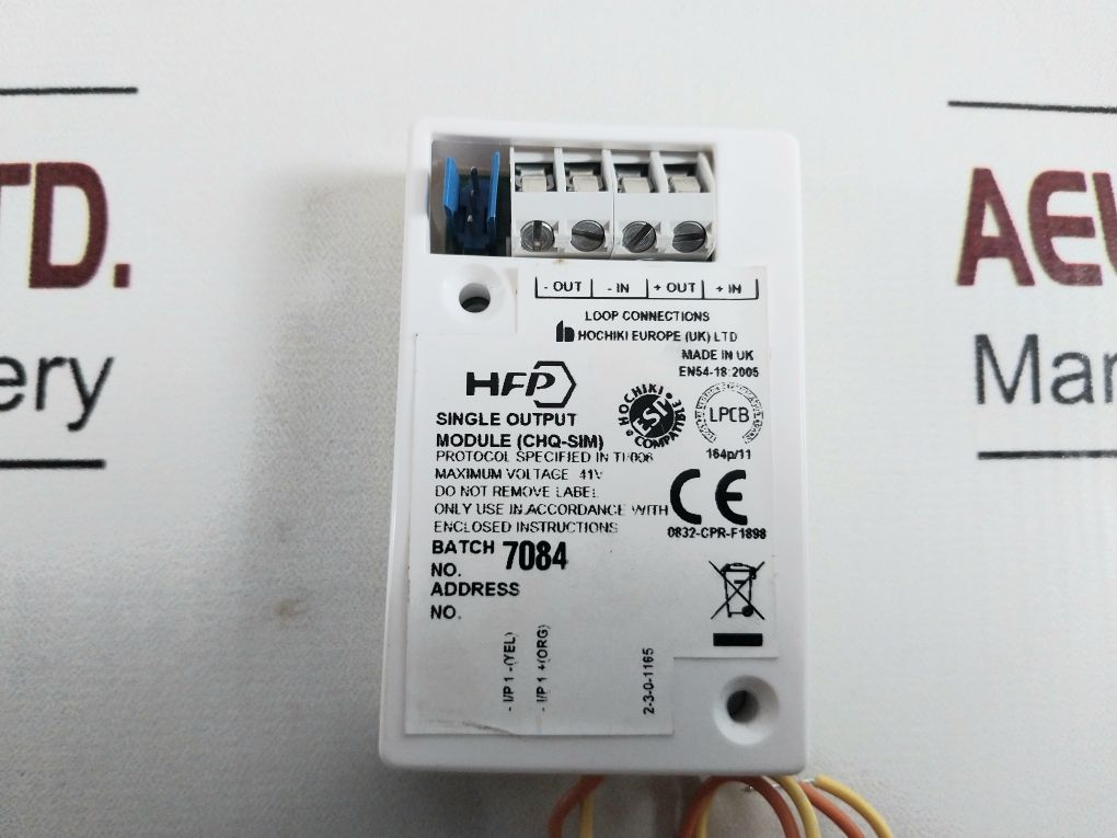 Hfp (Chq-sim) Single Output Module 0832-cpr-f1898