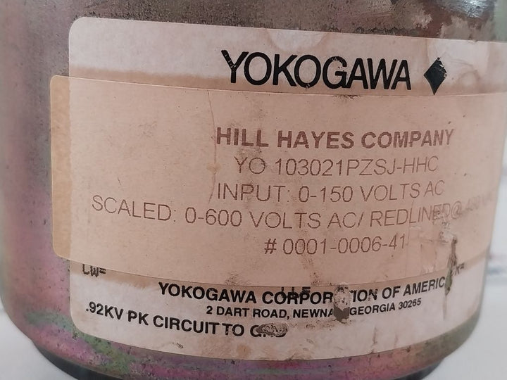 Hhc 103021Pzsj-hhc 0-600 Ac Volts Meter