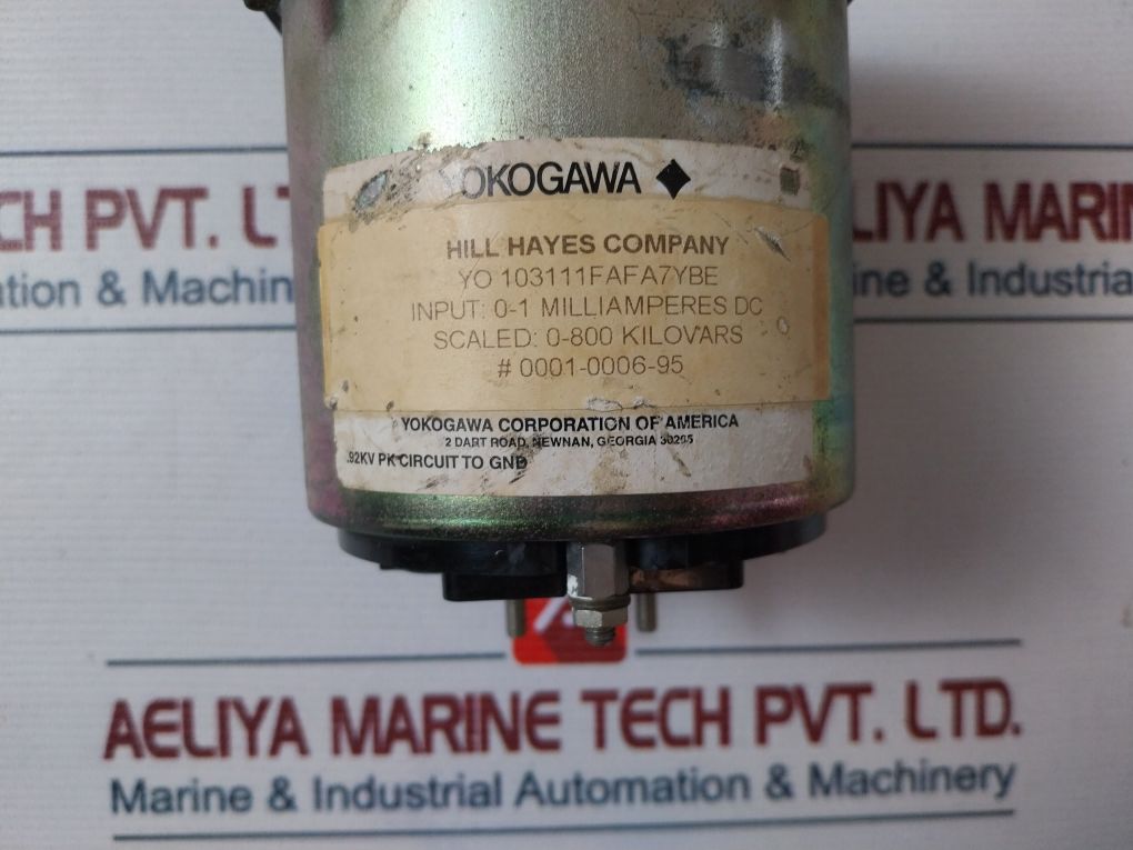Hhc 0-800 Kilovars Yokogawa Meter