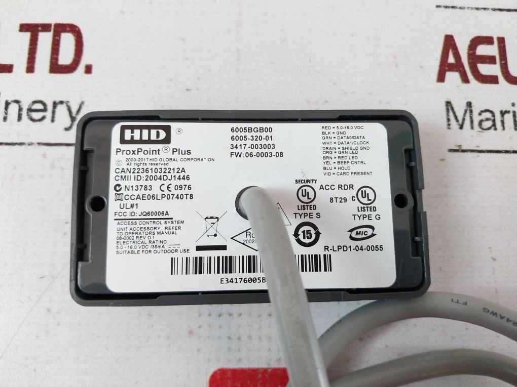 Hid 6005Bgb00 Prox Proxpoint Plus Mini Mullion Reader