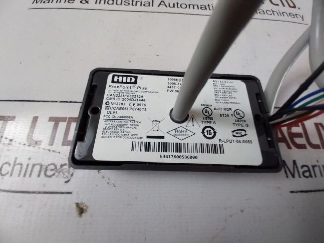 Hid 6005Bgb00 Prox Proxpoint Plus Mini Mullion Reader