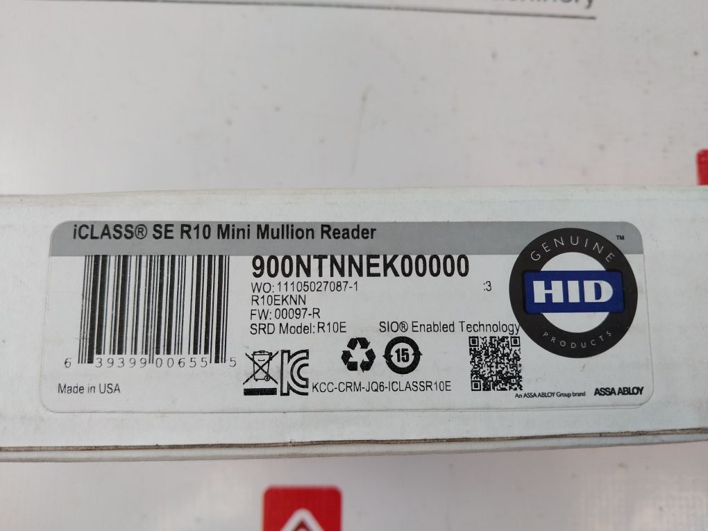 Hid Global 900Ntnnek00000 Se R10 Mini Mullion Reader 