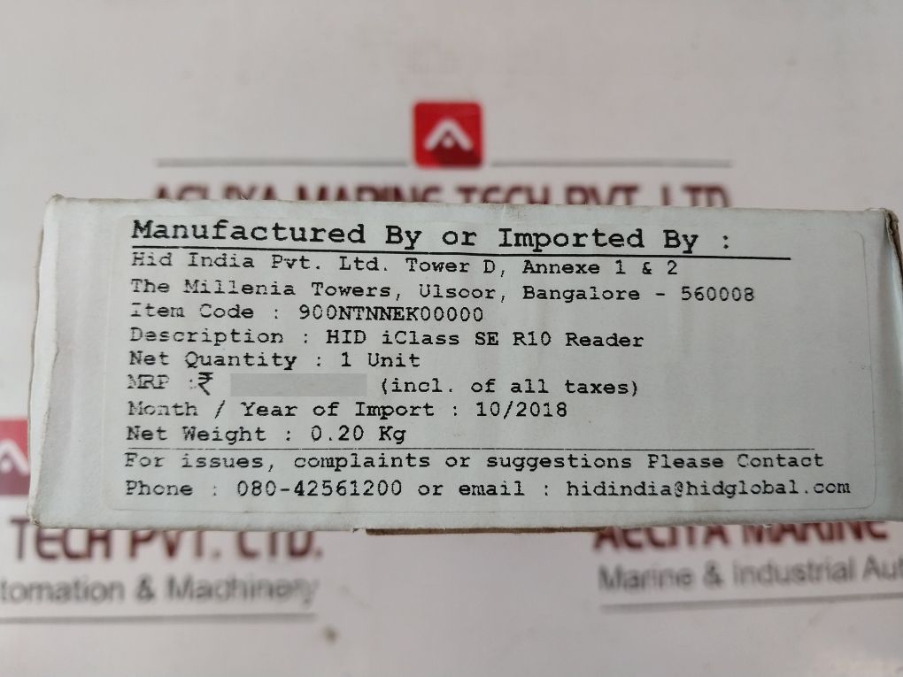 Hid Global 900Ntnnek00000 Se R10 Mini Mullion Reader 