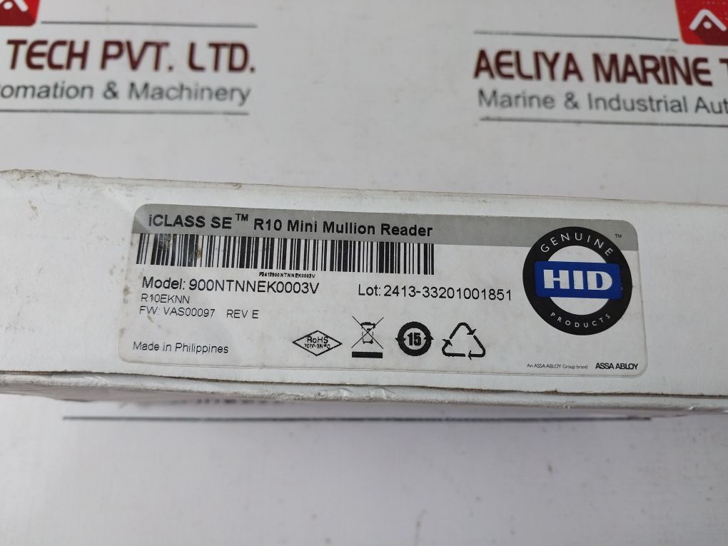 Hid Iclass Se R10 Mini Mullion Reader Kit 900Ntnnek0003V