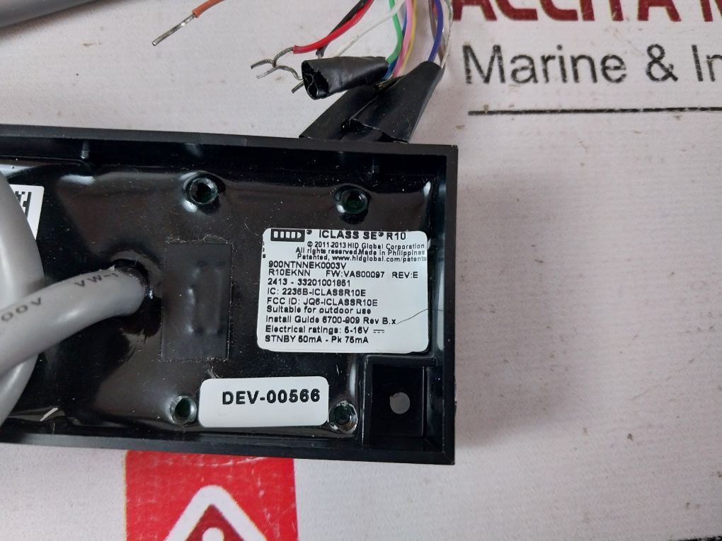 Hid Iclass Se R10 Mini Mullion Reader Kit 900Ntnnek0003V