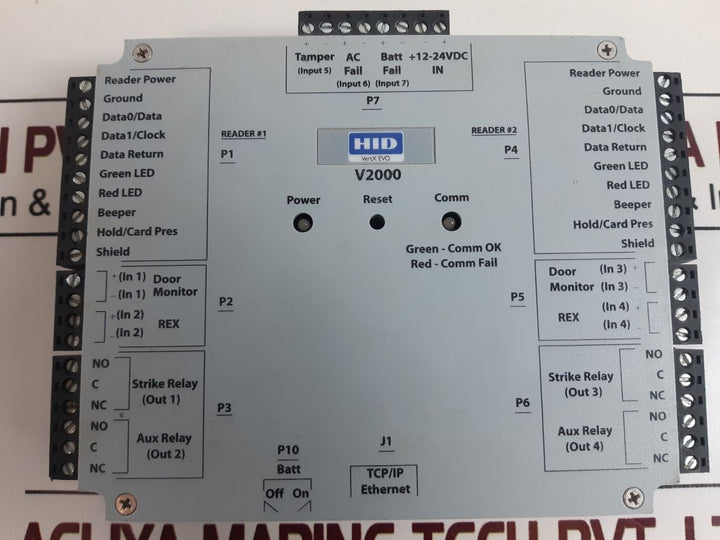 Hid Vertx Evo V2000 Reader InterfaceNetworked Controller 72000Bep0N01A