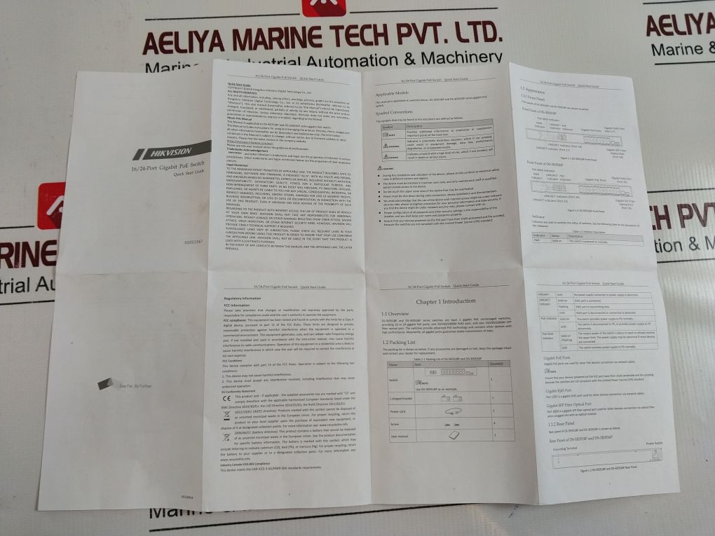 Hikvision Ds-3E0526P-e 16/24-port Gigabit Poe Switch