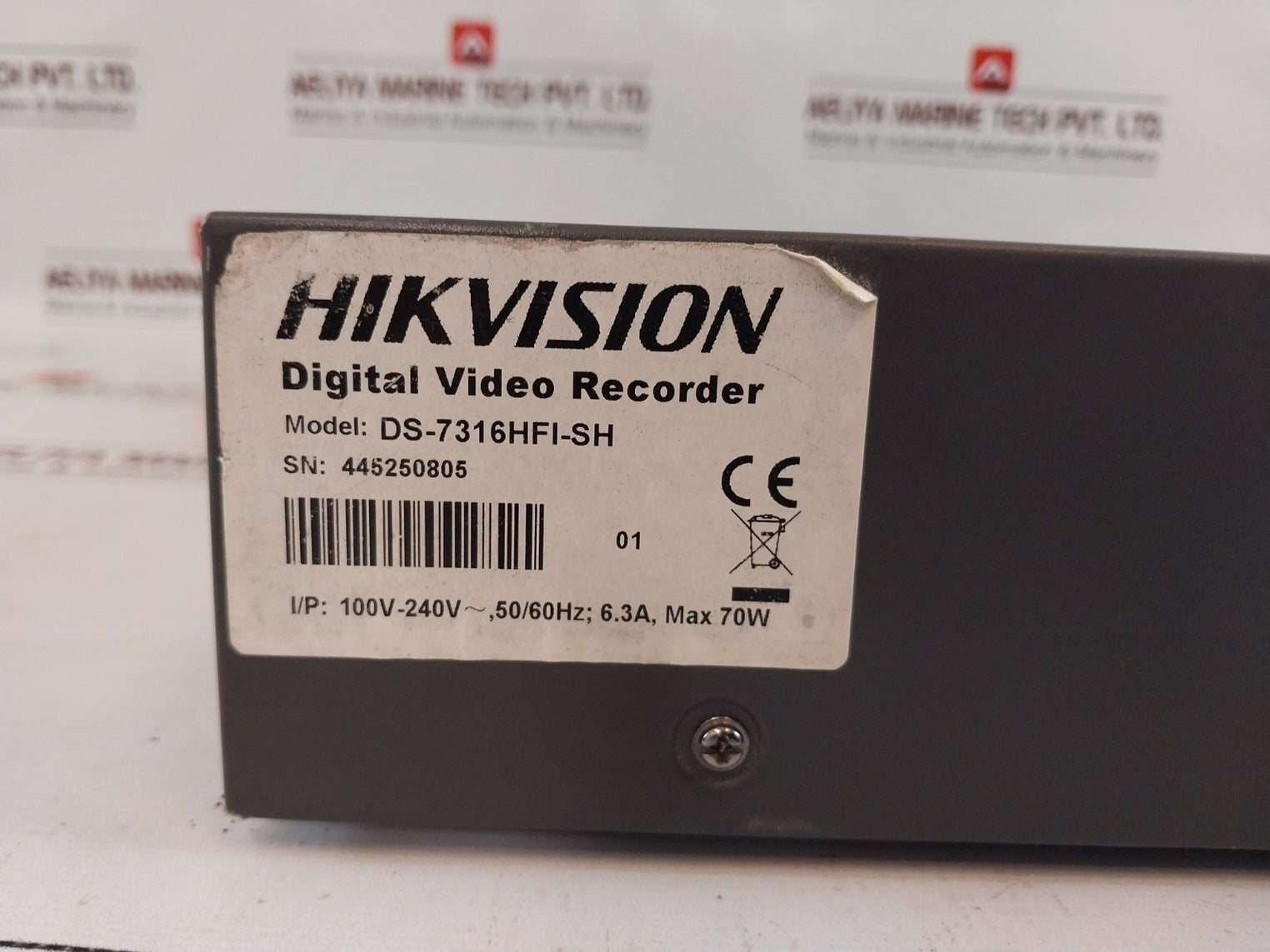 Hikvision Ds-7316Hfi-sh Standalone Digital Video Recorder(Dvr)