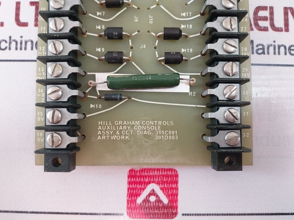 Hill Graham Controls P368T Auxiliary Console Assembly 140175