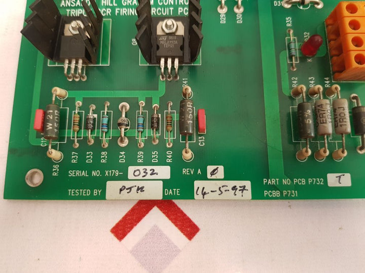 Hill Graham Pcb P732 T Triple Scr Firing Circuit Pcb