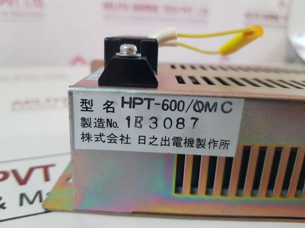Hinode Electric Hpt-600/Øm C Power Supply