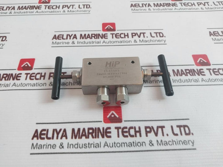 Hip 15-15Af2 Taper Seal Needle Valve 15,000 Psi
