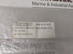 Lot Of 7X Hirschmann 541-5592 Solenoid Valve Connector 3P+Ed