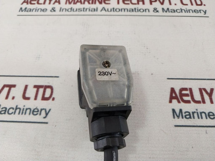 Hirschmann B12 Gdme Connector Valve Socket With H07Rn-f Cable