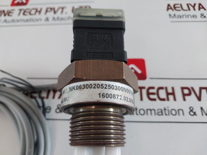 Hirschmann B 12 Gdme Valve Connector Nk06300205250300N0019