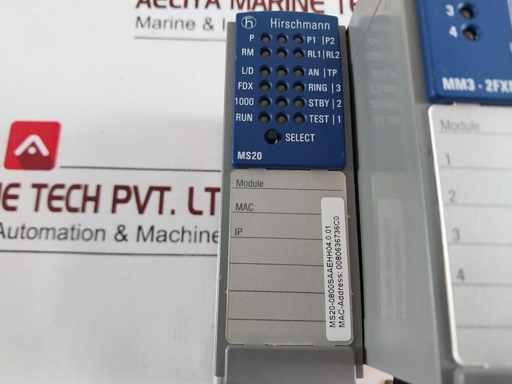 Hirschmann Ms20,Mm3-2Fxm2/2Tx1,Mm2-4Tx1 Mice Media Module