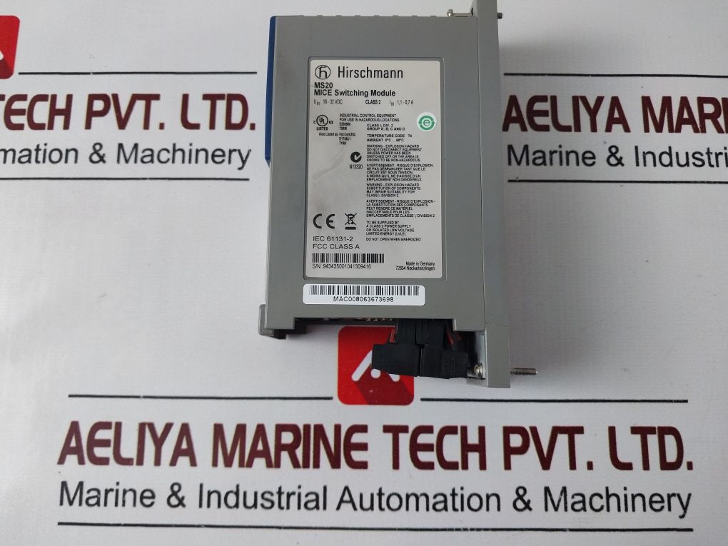 Hirschmann Ms20 Mice Switching Module Ms20-0800Saaehh04.0.01