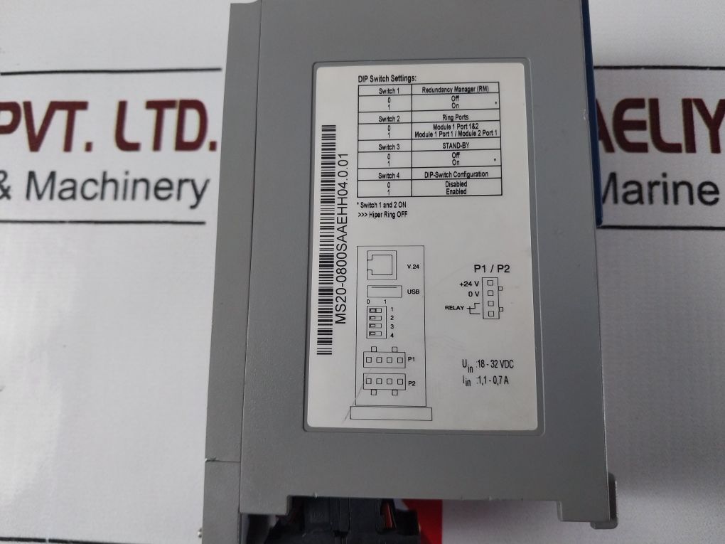 Hirschmann Ms20-0800Saaehh04.0.01 Mice Switching Module (Not Working)