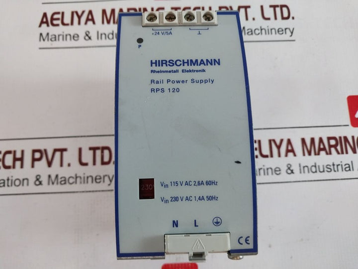 Hirschmann Rps 120 Rail Power Supply