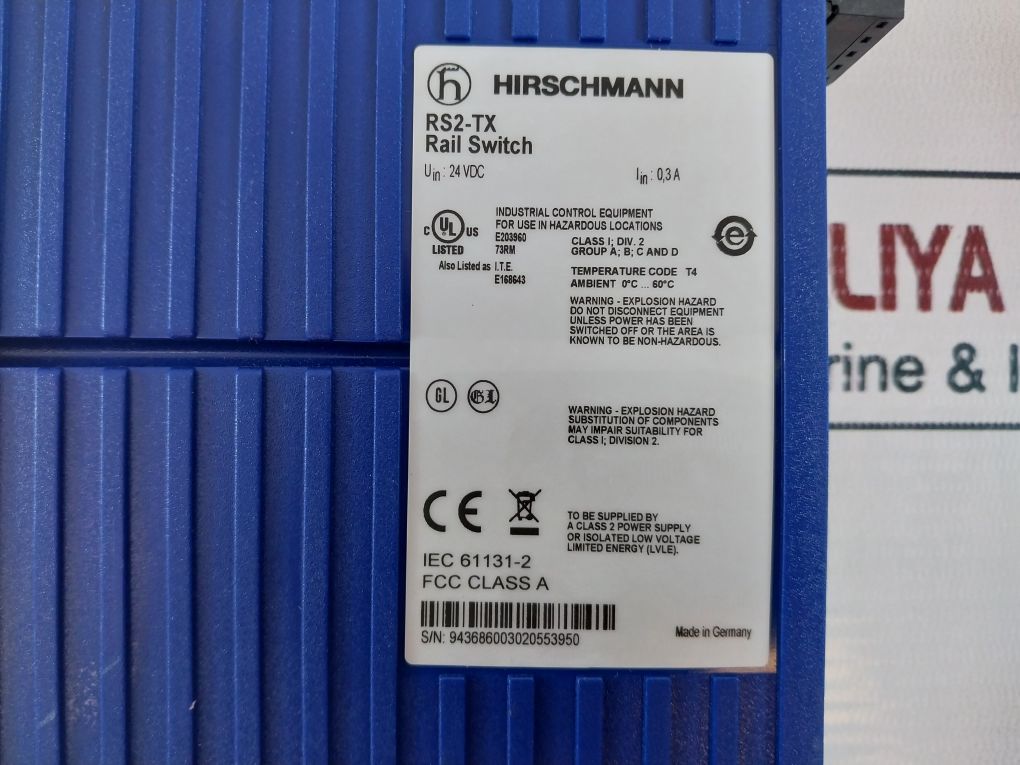 Hirschmann Rs2-tx 0,3A