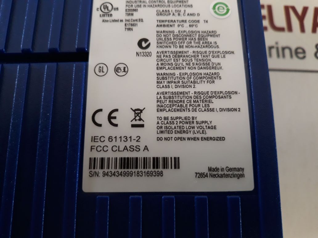 Hirschmann Rs20-0400M2M2Sdhehh05.0.02 Rail Switch