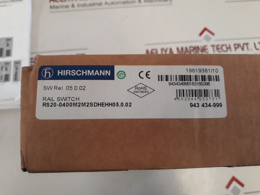 Hirschmann Rs20-0400M2M2Sdhehh05.0.02 Rail Switch